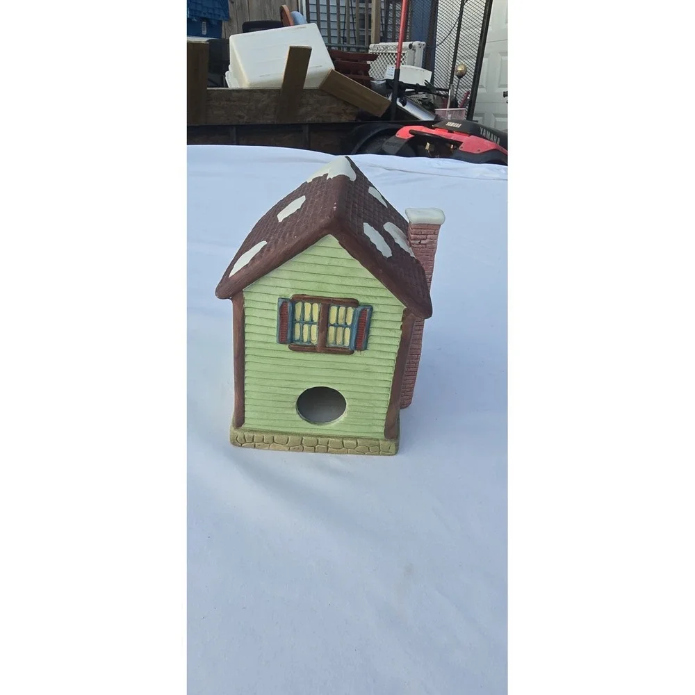 Vintage Americana Lighted Porcelain Christmas Doctor's Office.